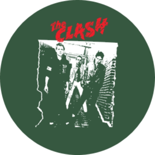 Clash, The Clash Motiv D Anstecker mit Sicherheitsnadel Ø 25mm