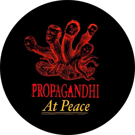 Propagandhi Motiv 2 Anstecker mit Sicherheitsnadel Ø 25 mm