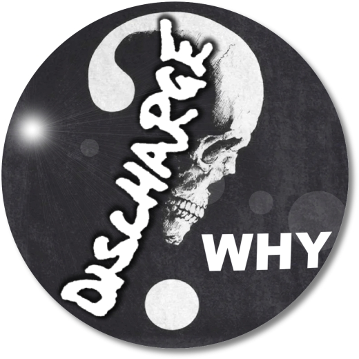 Discharge Motiv 35 Ø25mm Button mit Sicherheitsnadel