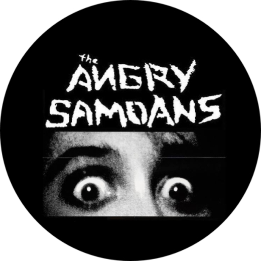 Angry Samoans Motiv 2 Anstecker mit Sicherheitsnadel Ø 25 mm