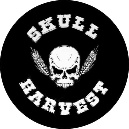 Skull Harvest Motiv 1 Anstecker mit Sicherheitsnadel Ø 25 mm