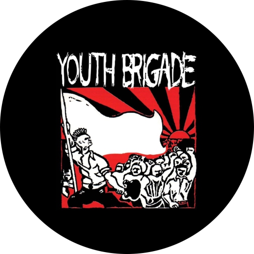 Youth Brigade Motiv 1 Anstecker mit Sicherheitsnadel Ø 25 mm