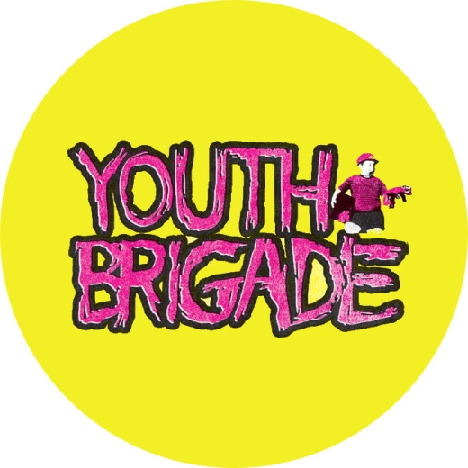 Youth Brigade Motiv 2 Anstecker mit Sicherheitsnadel Ø 25 mm