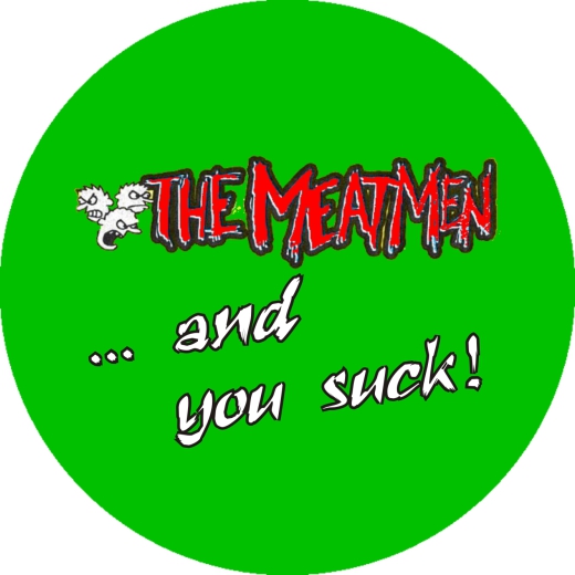 Meatmen, The Meatmen Motiv 2 Anstecker mit Sicherheitsnadel Ø 25 mm