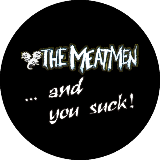 Meatmen, The Meatmen Motiv 3 Anstecker mit Sicherheitsnadel Ø 25 mm