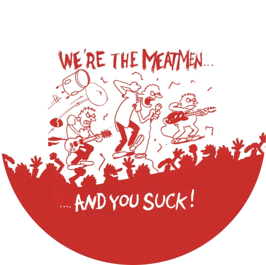 Meatmen, The Meatmen Motiv 4 Anstecker mit Sicherheitsnadel Ø 25 mm