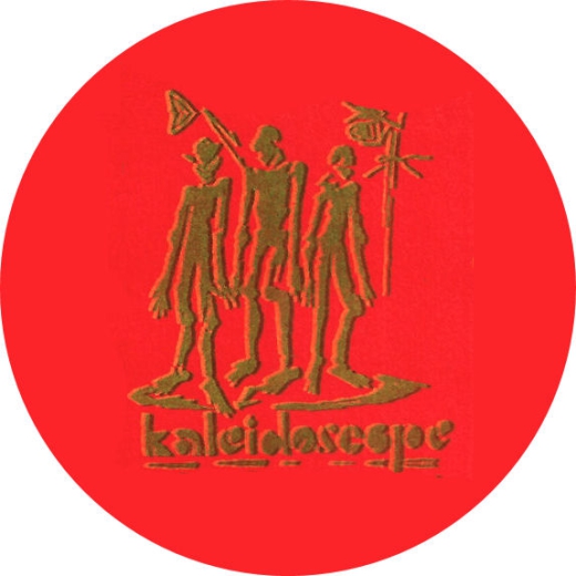 Kaleidoscope Motiv 1 Anstecker mit Sicherheitsnadel Ø 25 mm