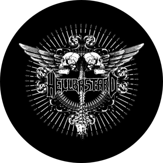 Hellbastard Motiv 2 Anstecker mit Sicherheitsnadel Ø 25mm