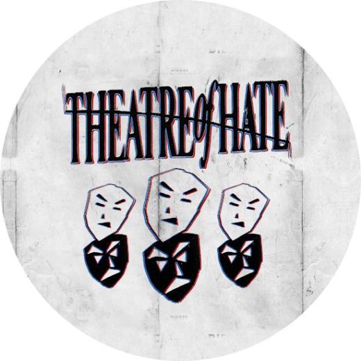 Theatre Of Hate Motiv 4 Anstecker mit Sicherheitsnadel Ø 25 mm