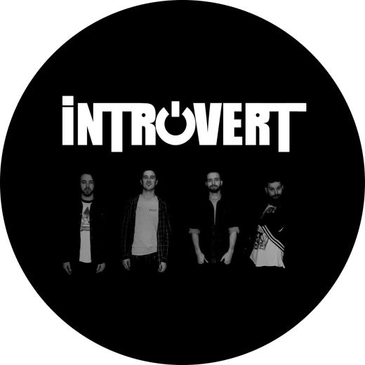 Introvert Motiv 1 Anstecker mit Sicherheitsnadel Ø 25 mm