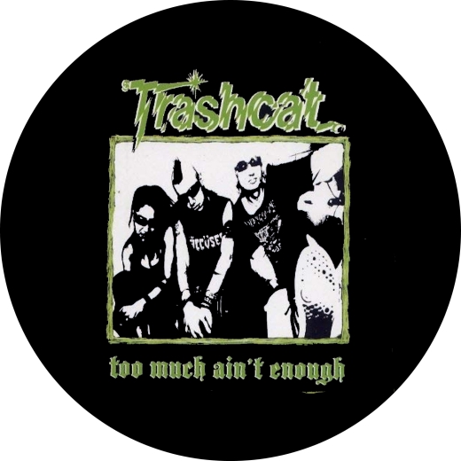 Trashcat Motiv 2 Anstecker mit Sicherheitsnadel Ø 25 mm