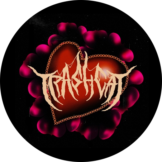 Trashcat Motiv 5 Anstecker mit Sicherheitsnadel Ø 25 mm