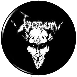 Venom Motiv 2 Anstecker mit Sicherheitsnadel Ø 25mm