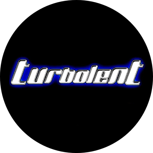 Turbolent Motiv 1 Anstecker mit Sicherheitsnadel Ø 25 mm