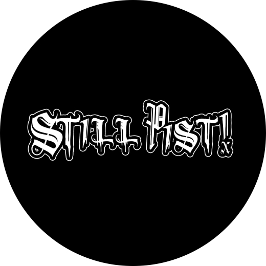 Still Pist! Motiv 2 Anstecker mit Sicherheitsnadel Ø 25mm