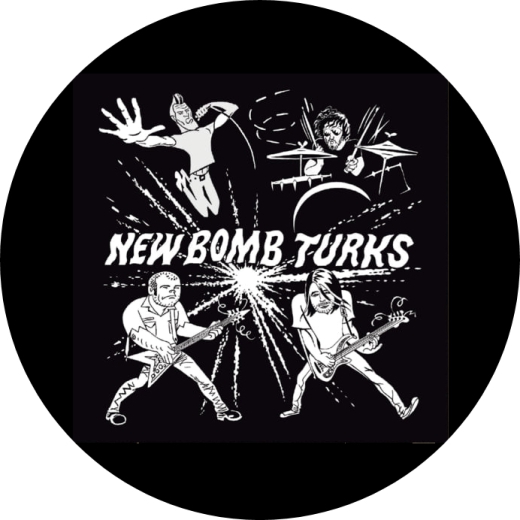 New Bomb Turks, The New Bomb Turks Motiv 5 Anstecker mit Sicherheitsnadel Ø 25 mm