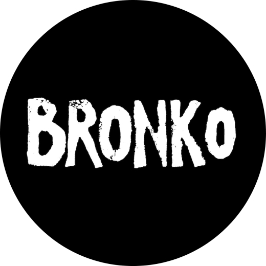 Bronko Motiv 1 Anstecker mit Sicherheitsnadel Ø 25 mm