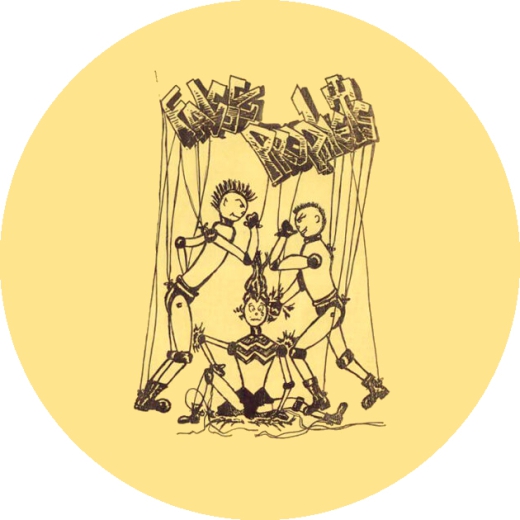 False Prophets Motiv 1 Anstecker mit Sicherheitsnadel Ø 25 mm