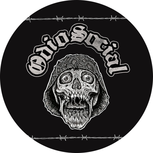 Odio Social Motiv 1 Anstecker mit Sicherheitsnadel Ø 25 mm