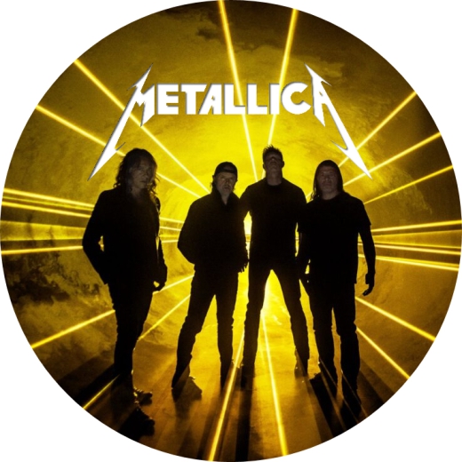 Metallica Motiv 3 Anstecker mit Sicherheitsnadel Ø 25mm