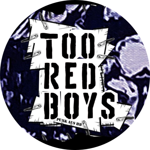 Too Red Boys Motiv 1 Anstecker mit Sicherheitsnadel Ø 25 mm