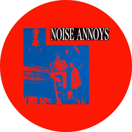 Noise Annoys Motiv 1 Anstecker mit Sicherheitsnadel Ø 25 mm