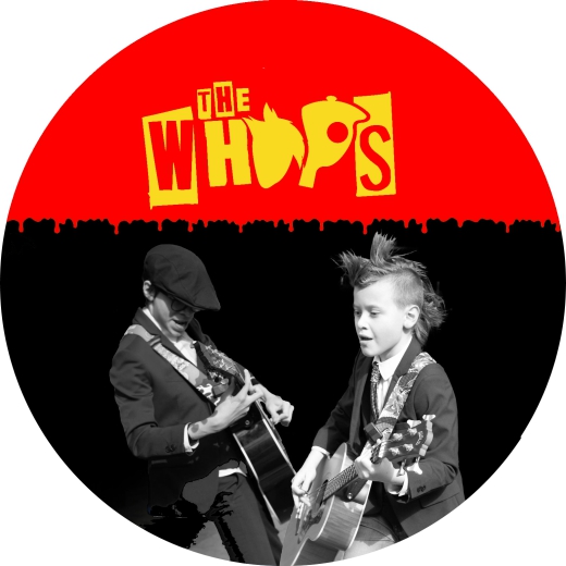 Whops, The Whops Motiv 2 Anstecker mit Sicherheitsnadel Ø 25 mm