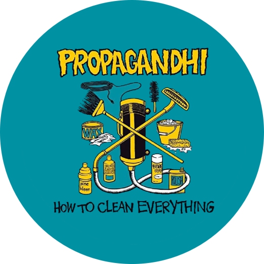 Propagandhi Motiv 3 Anstecker mit Sicherheitsnadel Ø 25 mm