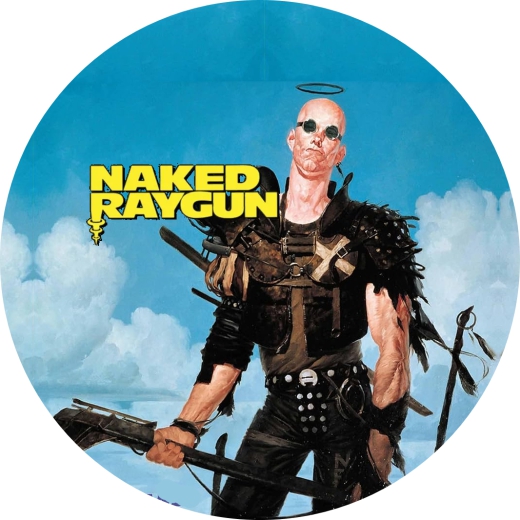 Naked Raygun Motiv 3 Anstecker mit Sicherheitsnadel Ø 25 mm