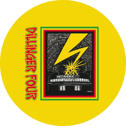 Dillinger Four Motiv 2 Anstecker mit Sicherheitsnadel Ø 25 mm