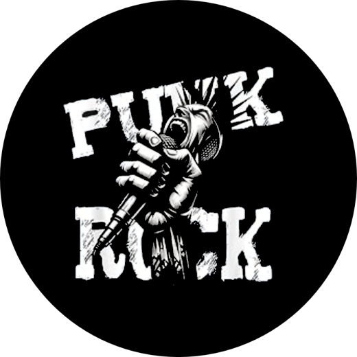 Punkrock Motiv 005 Anstecker mit Sicherheitsnadel Ø 25mm