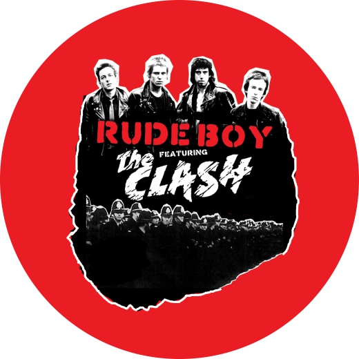 Clash, The Clash Motiv T Anstecker mit Sicherheitsnadel Ø 25mm