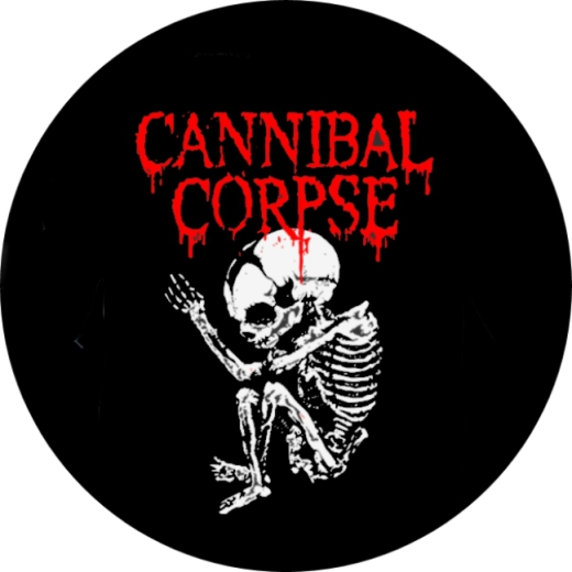 Cannibal Corpse Motiv 2 Anstecker mit Sicherheitsnadel Ø 25mm