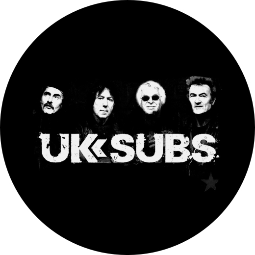 U.K. Subs Motiv 9 Anstecker mit Sicherheitsnadel Ø 25mm