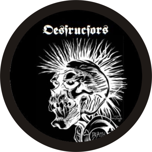 Destructors Motiv 1 Anstecker mit Sicherheitsnadel Ø 25mm