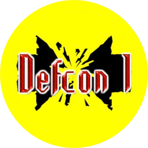 Defcon 1 (GER) Motiv 2 Anstecker mit Sicherheitsnadel Ø 25 mm