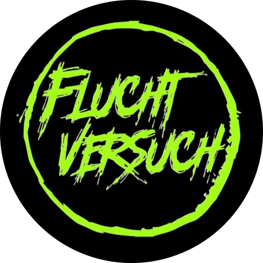 Fluchtversuch Motiv 1 Anstecker mit Sicherheitsnadel Ø 25 mm