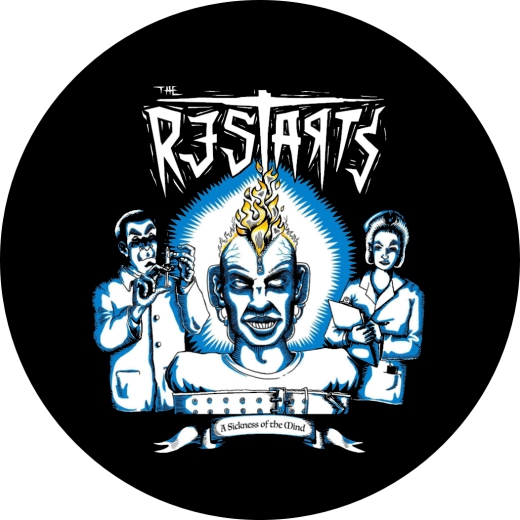 Restarts, The Restarts Motiv 4 Anstecker mit Sicherheitsnadel Ø 25mm