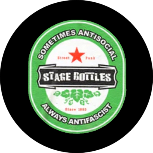 Stage Bottles Motiv 7 Anstecker mit Sicherheitsnadel Ø 25mm