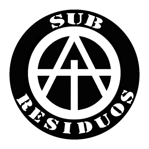 Subresiduos Motiv 1 Anstecker mit Sicherheitsnadel Ø 25 mm