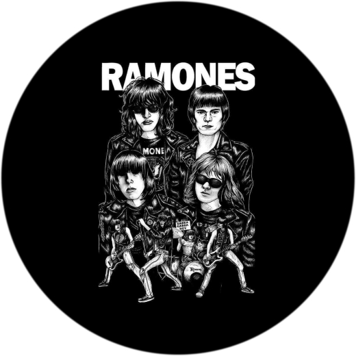 Ramones, The Ramones Motiv 31 Anstecker mit Sicherheitsnadel Ø 25mm