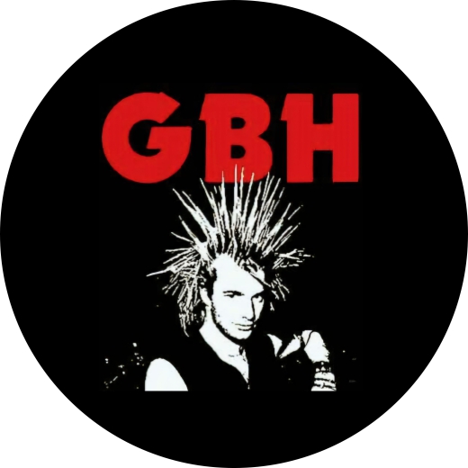 GBH Charged G.B.H. Motiv S Anstecker mit Sicherheitsnadel Ø 25 mm