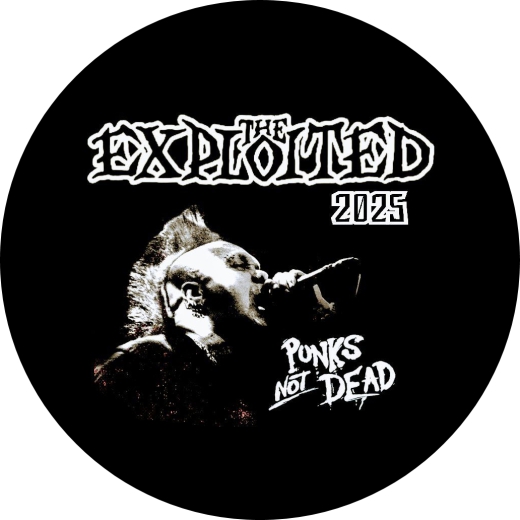 Exploited, The Exploited Motiv Q Anstecker mit Sicherheitsnadel Ø 25mm