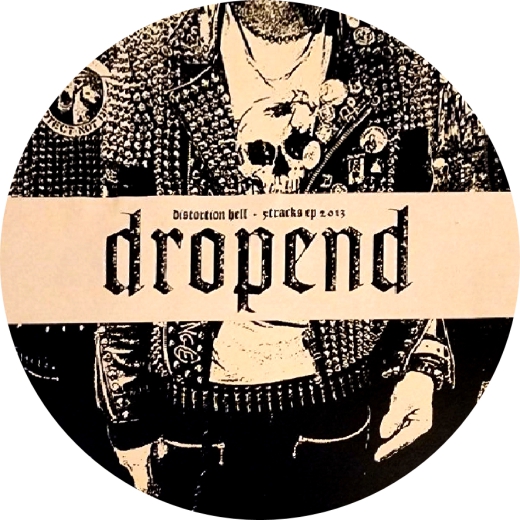 Dropend Motiv 1 Anstecker mit Sicherheitsnadel Ø 25 mm