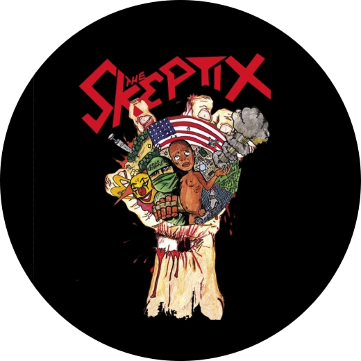 Skeptix Motiv 4 Anstecker mit Sicherheitsnadel Ø 25 mm