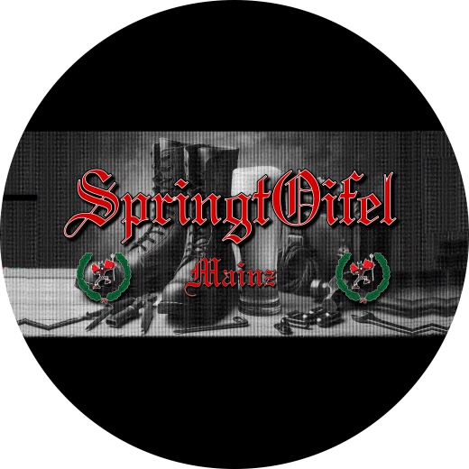 SpringtOifel Motiv 3 Anstecker mit Sicherheitsnadel Ø 25 mm