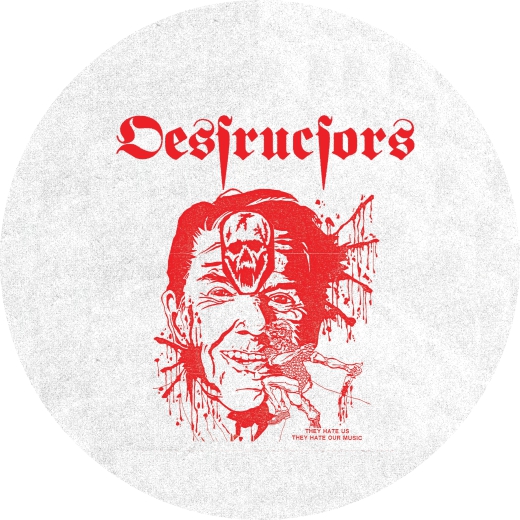 Destructors Motiv 2 Anstecker mit Sicherheitsnadel Ø 25mm