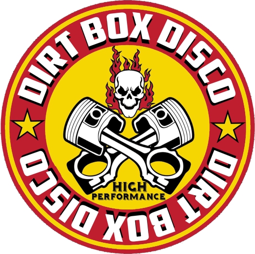 Dirt Box Disco Motiv 2 Anstecker mit Sicherheitsnadel Ø 25mm