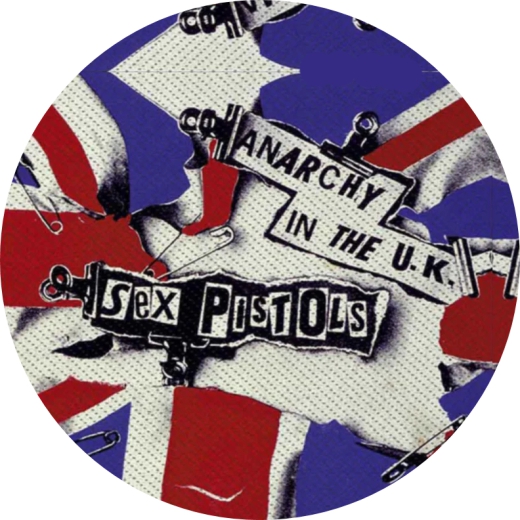 Sex Pistols, The Sex Pistols Motiv 39 Anstecker mit Sicherheitsnadel Ø 25mm