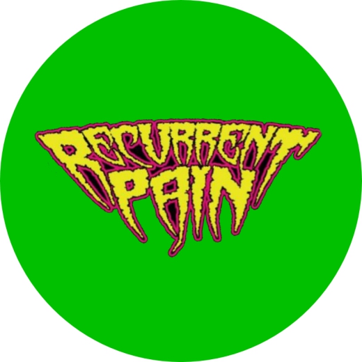 Recurrent Pain Motiv 1 Anstecker mit Sicherheitsnadel Ø 25 mm